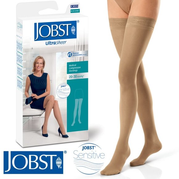 Jobst UltraSheer Compression Stockings 20-30 mmHg - Picture 1 of 5